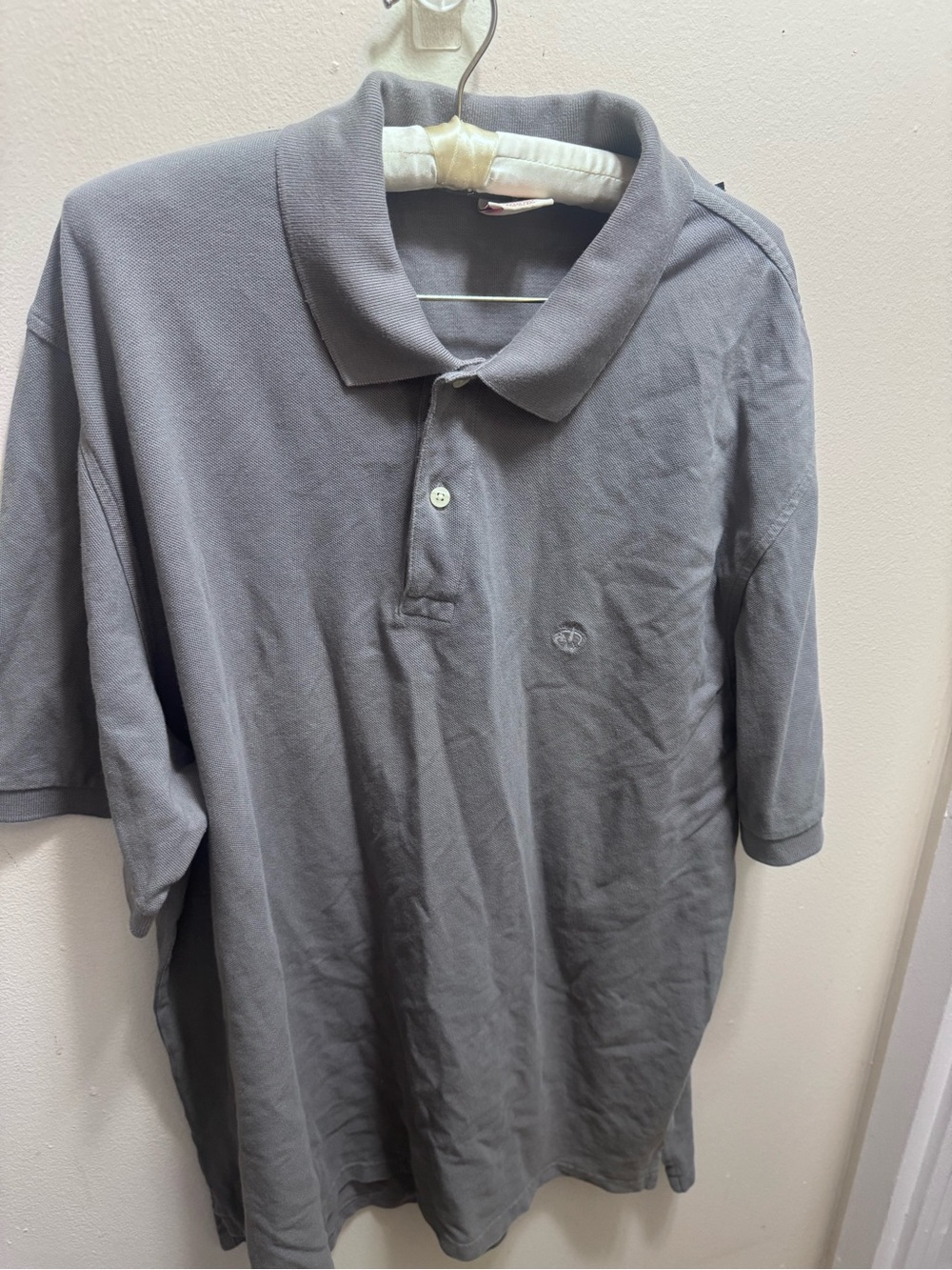 Brooks Brothers Vintage Gray Short-Sleeve Polo size XXL